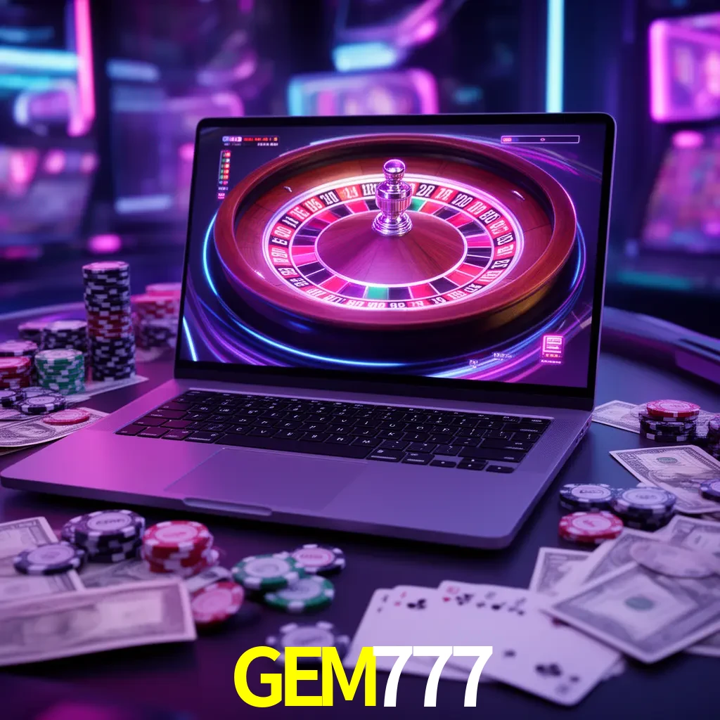 Centro móvil GEM777 con casino, cajero, bonos, app y acceso de cuenta para México